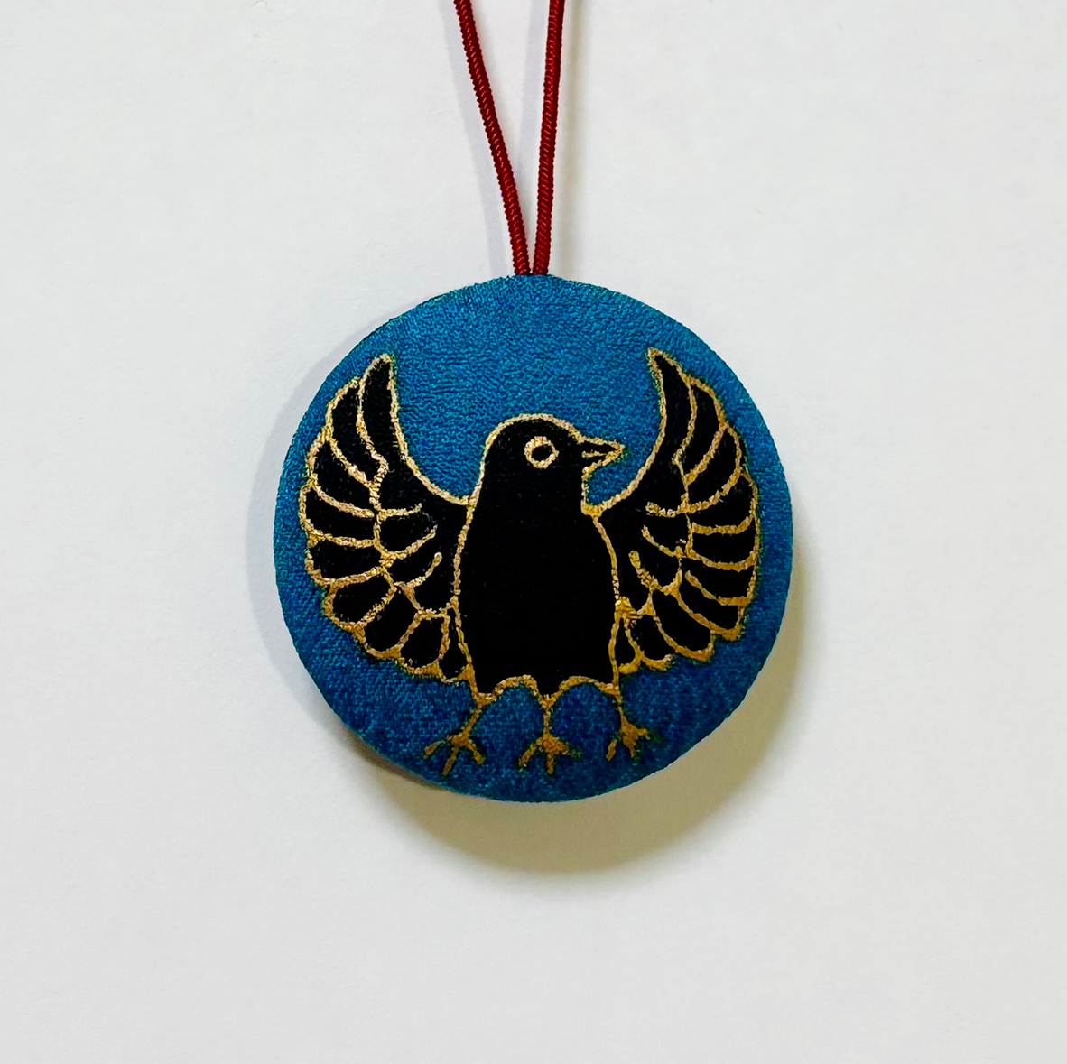 some-pri ラッキーチャーム「八咫烏」納戸色